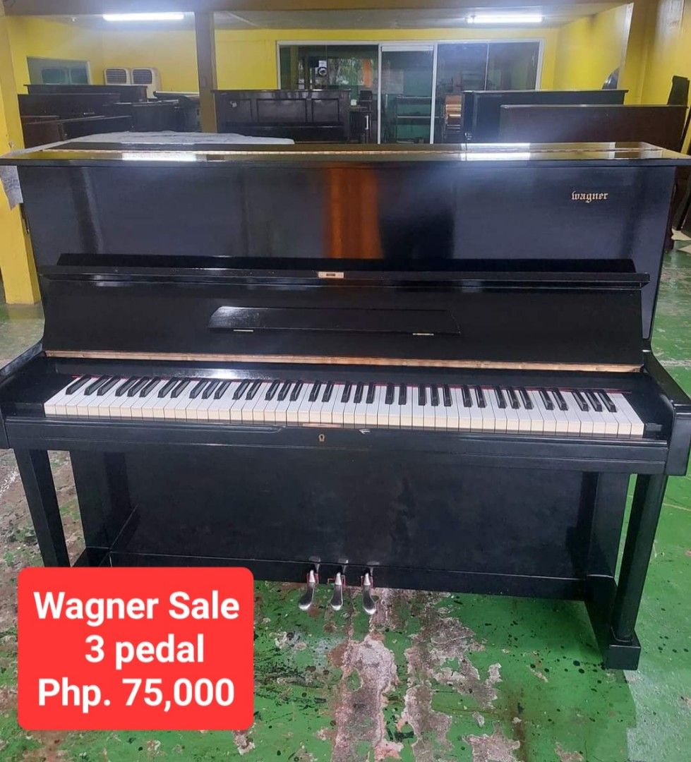 Wagner Piano Sale 3 Pedal Hobbies Toys Music Media Musical