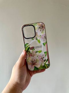 White Orchids Casetify iPhone 14 pro max