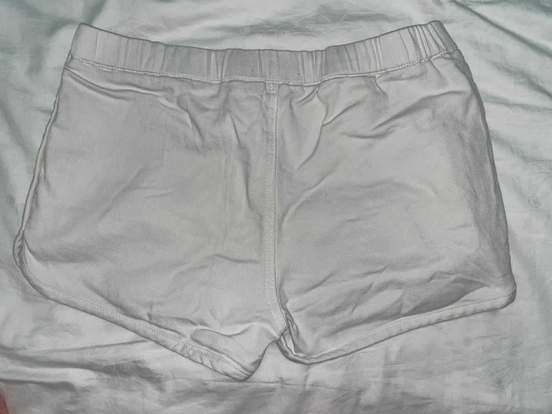 White cheap soffe shorts