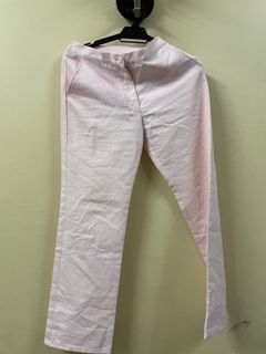 wide jeans pink