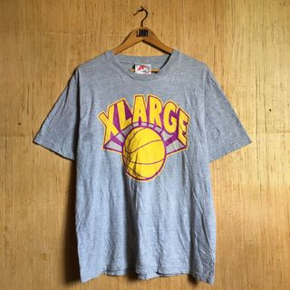 90's Los Angeles Lakers Authentic Champion NBA Practice T Shirt Size Large  – Rare VNTG