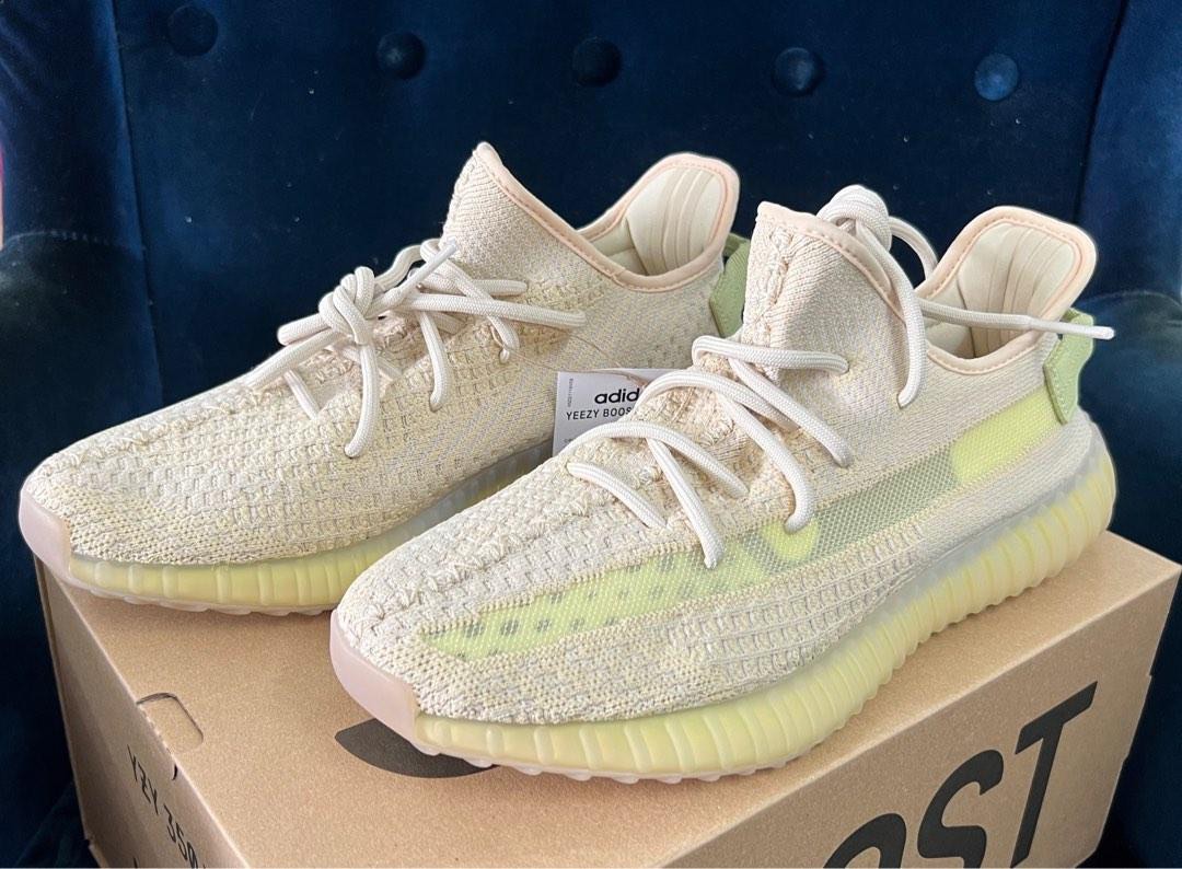 Yeezy boost 350 v2 flax, Luxury, Sneakers u0026 Footwear on Carousell