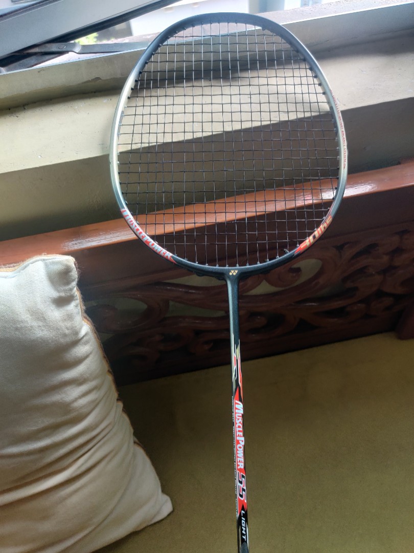 Yonex Muscle Power 55 light, Sports Equipment, Sports and Games, Racket and Ball Sports on Carousell