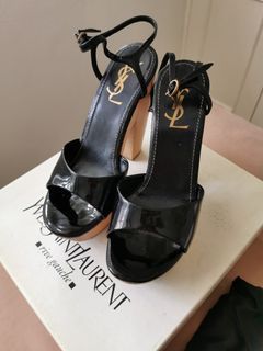 ! Sale! YSL Malaga sandal heels