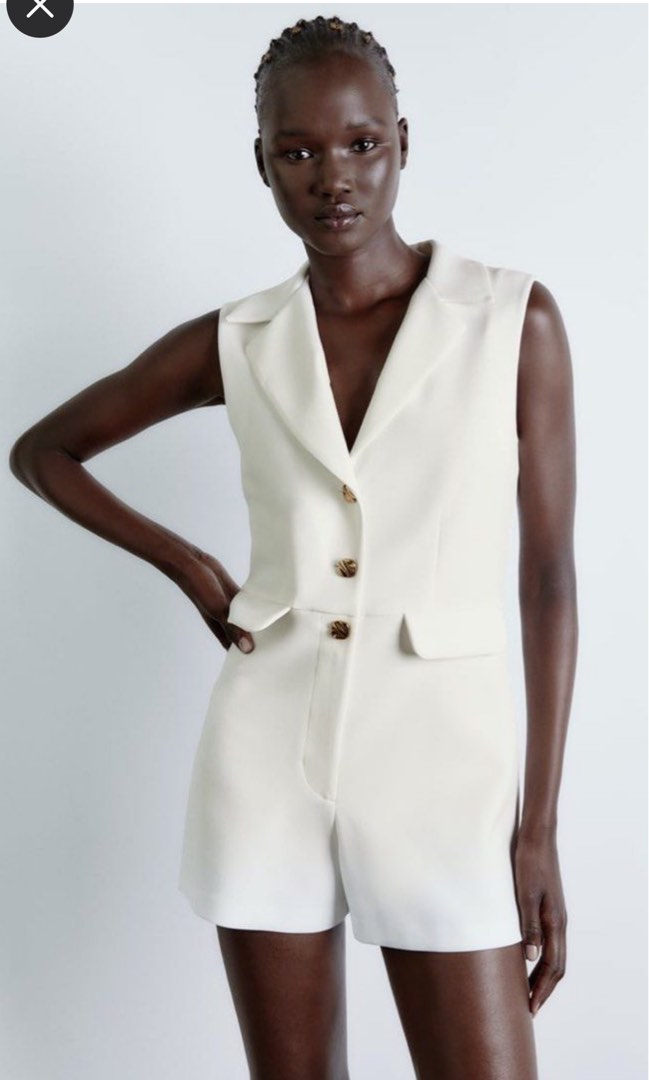 Zara clearance blazer playsuit