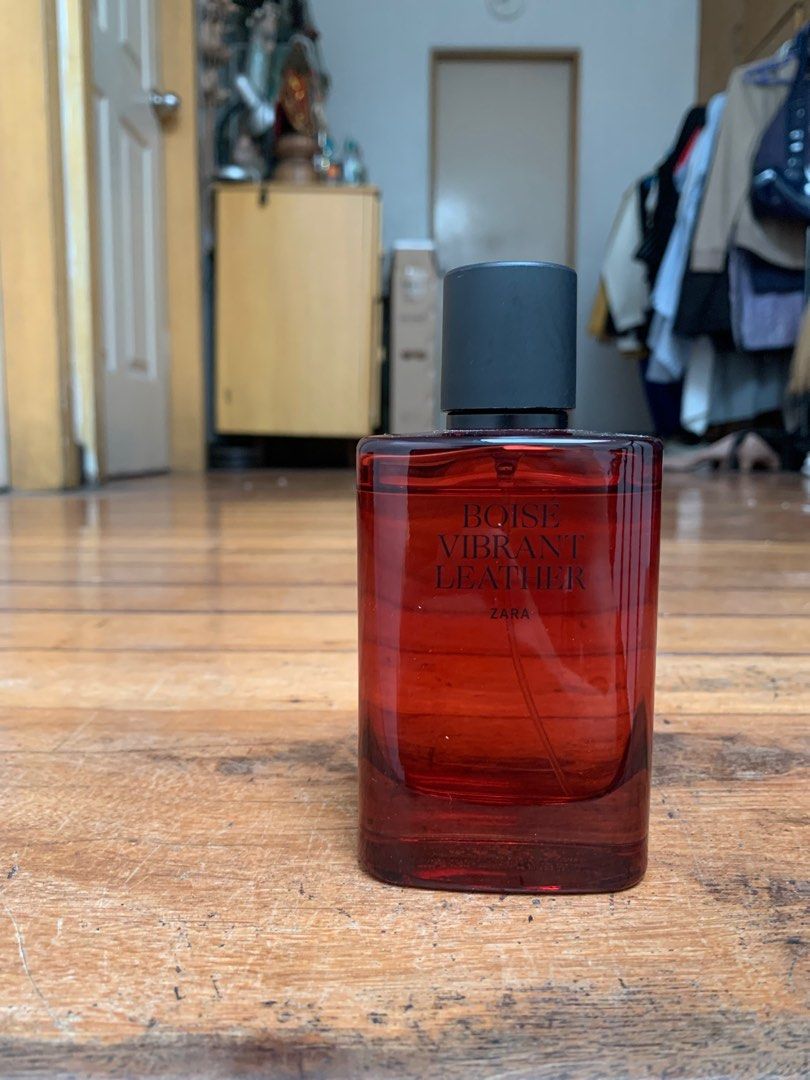 zara leather perfume for him