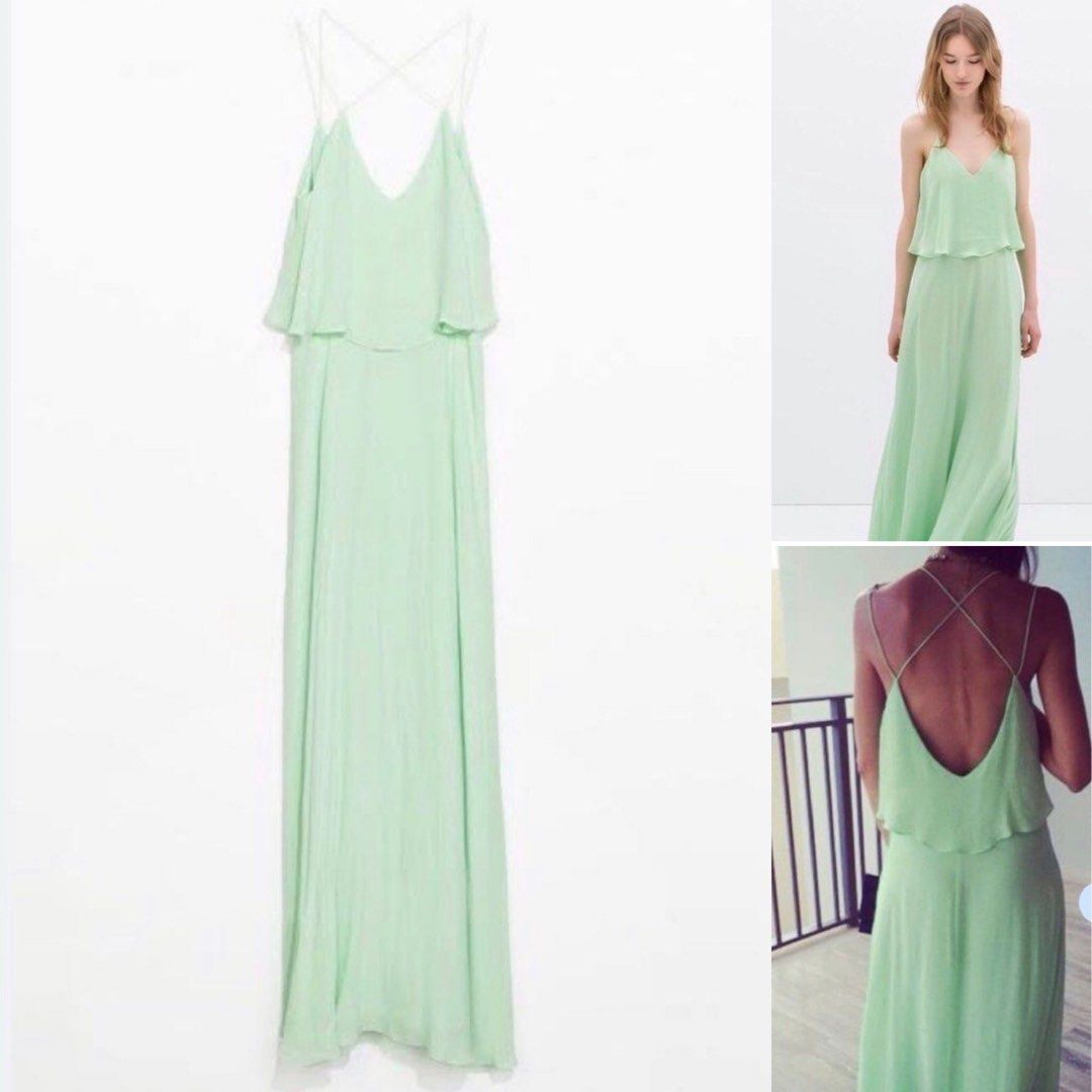 Zara Short Top - Mint Green main image 1