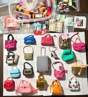 1/6 Scale LV Handbag Doll Purse Barbie Poppy Parker Silkstone BJD