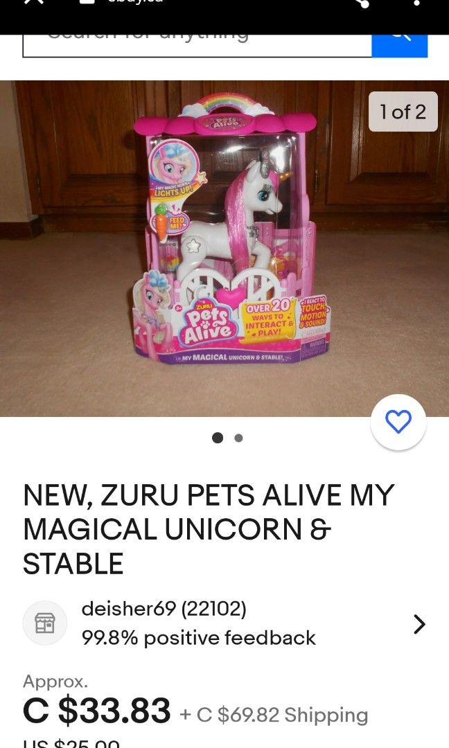 Pets alive best sale magical unicorn