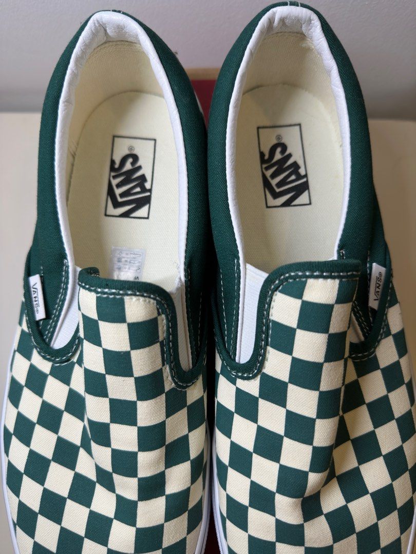 green checkered vans womens