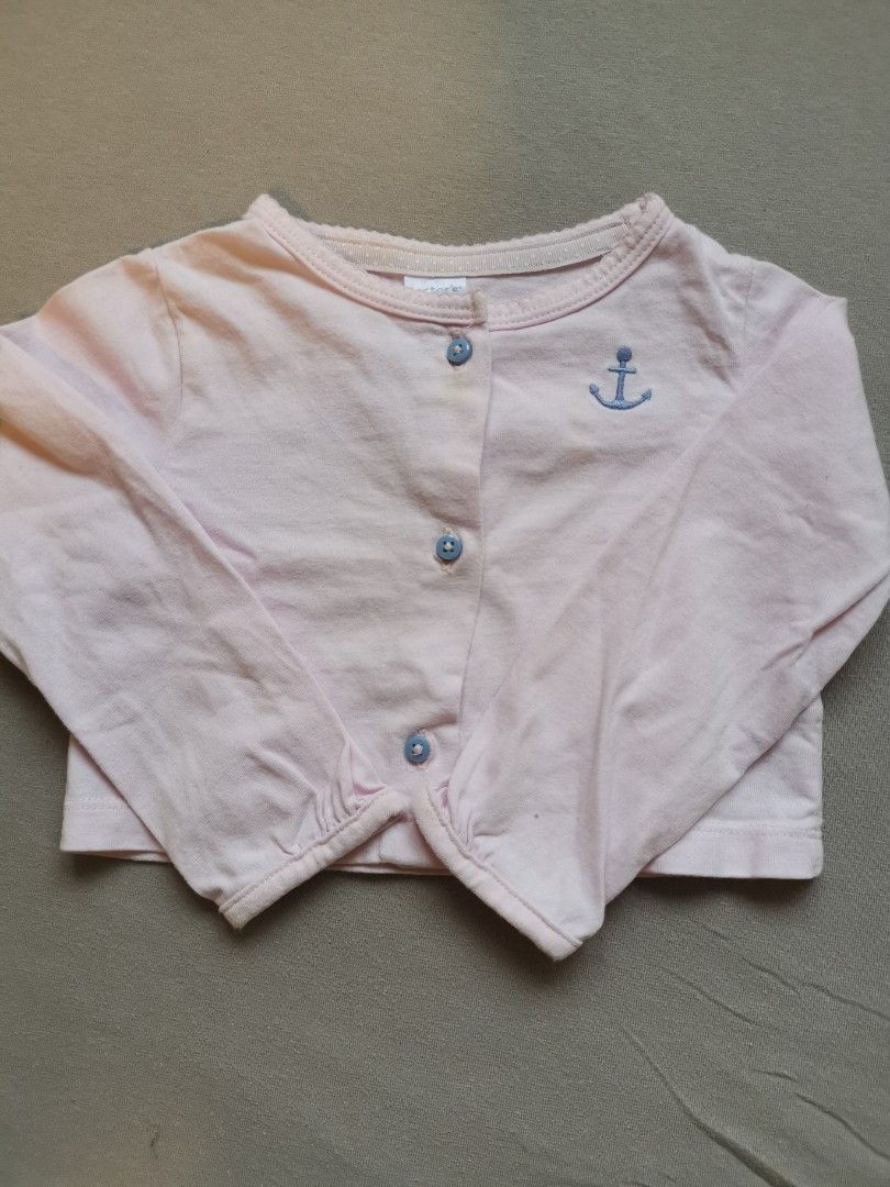 Girls pale discount pink cardigan