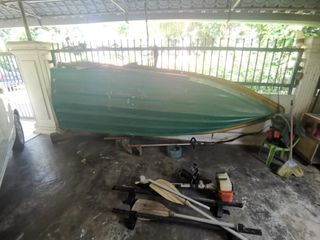 12ft fiber boat  sampan
