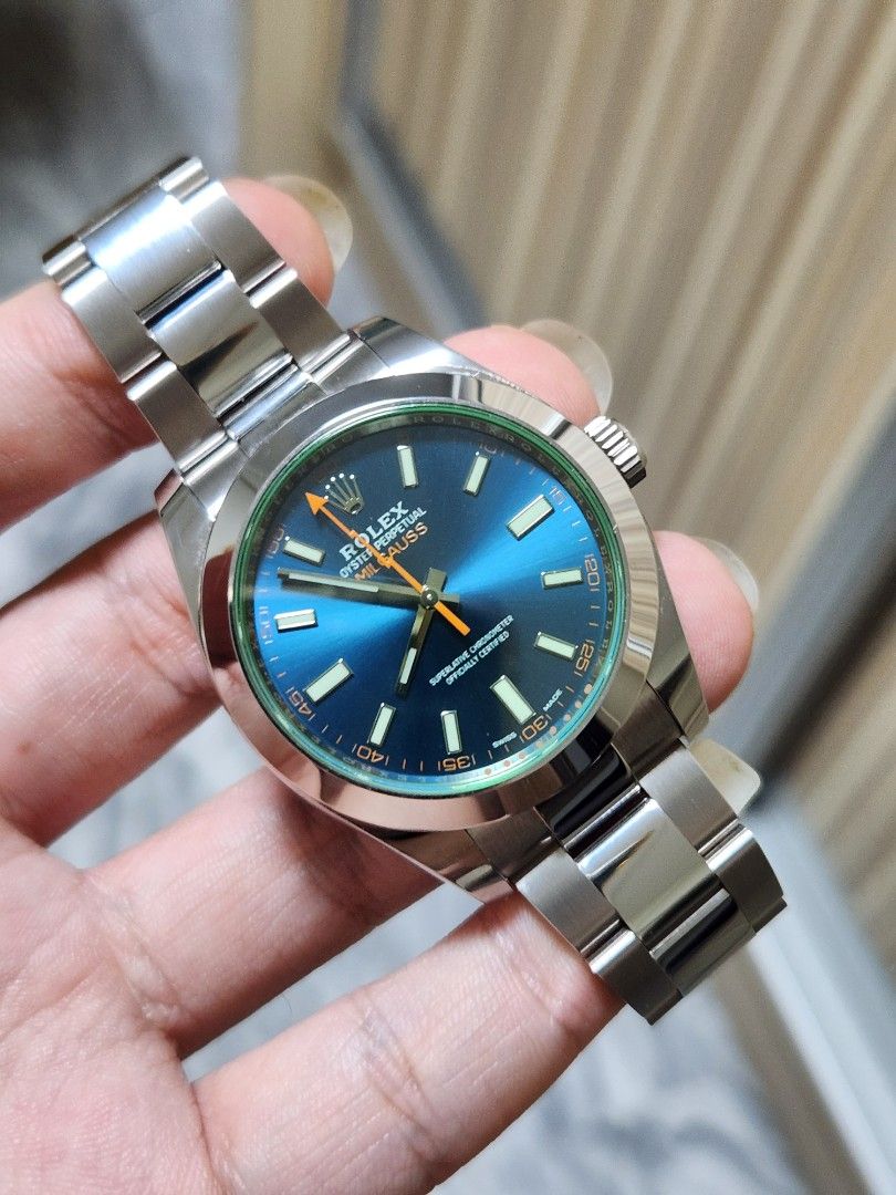 Milgauss rolex 2021 deals