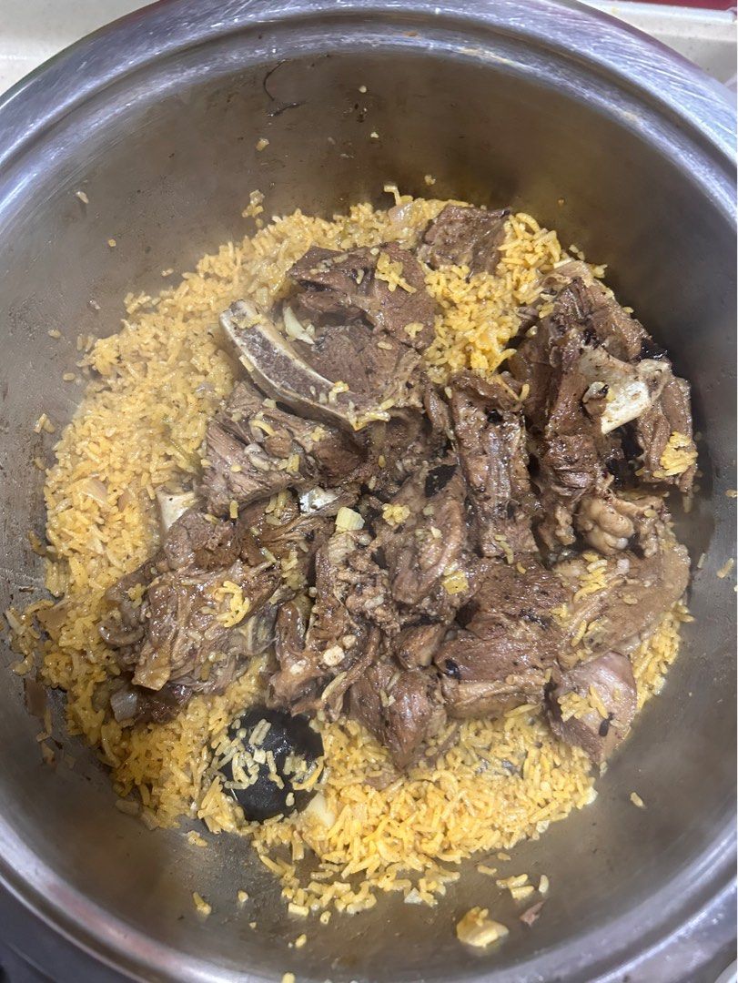 28/9 - 30/9 Nasi Lamb Mandy Tray (Arab Rice) Halal, Food & Drinks, Rice ...