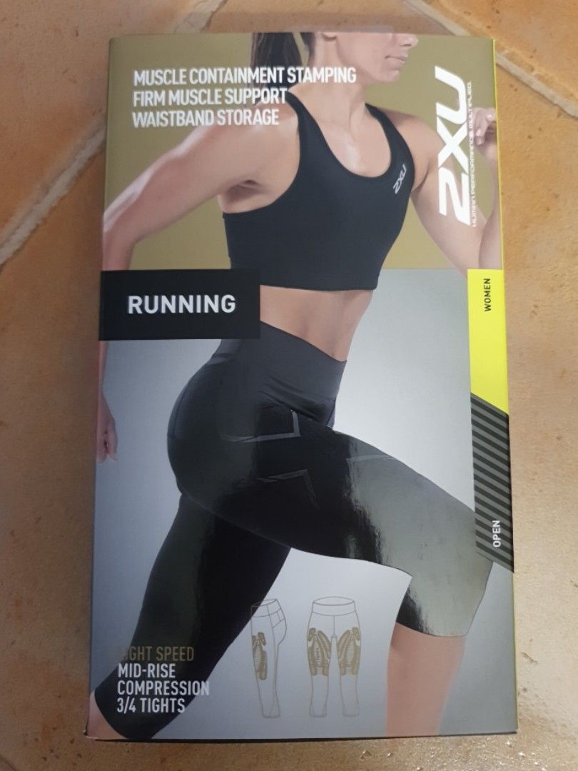2XU Running Mid-Rise Compression 3/4 Tights, Women's Fashion, Activewear on  Carousell