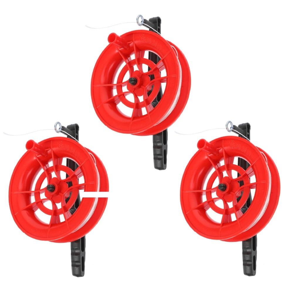 3pcs Kite Reel Winder with 100m String for Flying Kites Outdoor