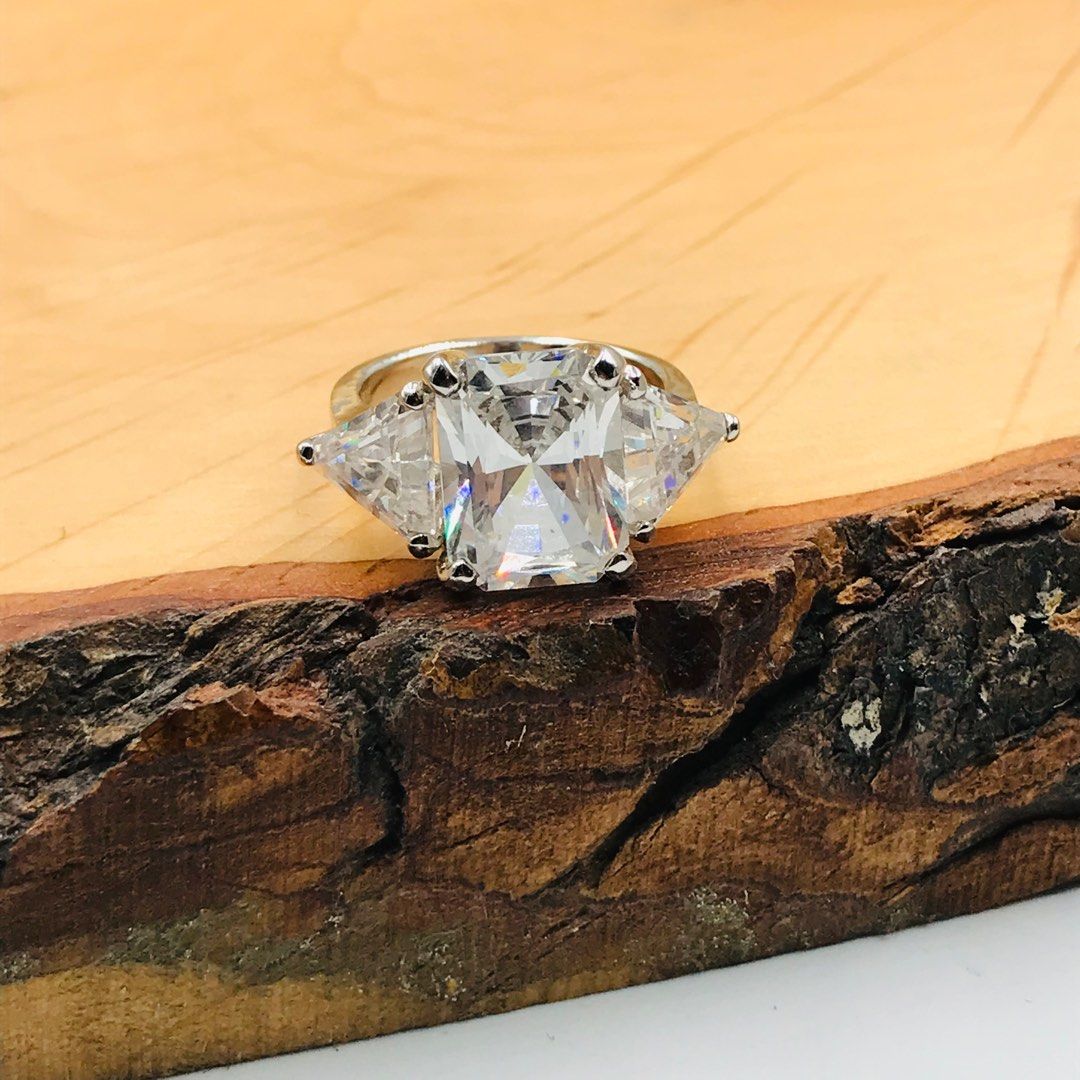 5 carat sales cz engagement rings