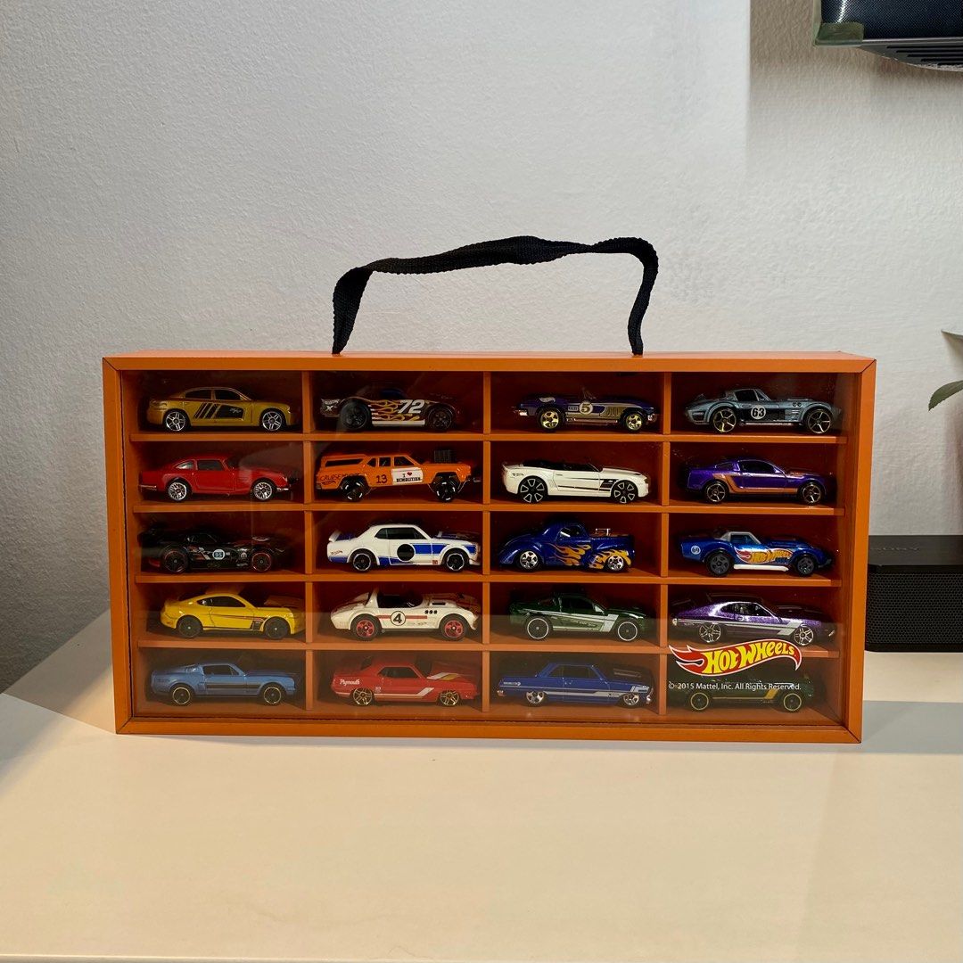 5x4 wood Hotwheels display case