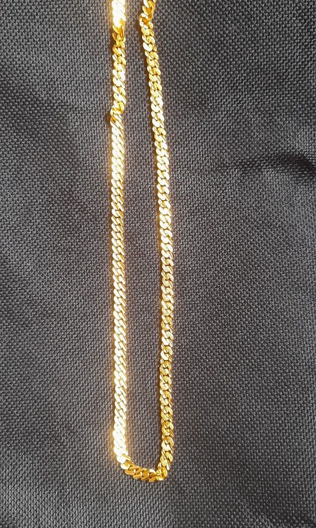 916 Gold Necklace 21.07grams 52cm