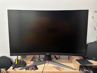 超新淨AOC 27寸2k電競顯示器 95% New AOC 27" 2k Gaming monitor CQ27G2