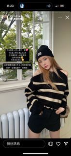 9.amez小香編織短褲 黑S