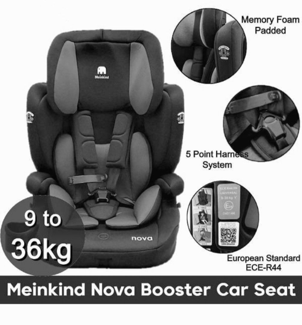 Car seats 9kg to top 36kg