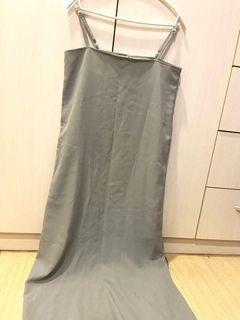 穿一次 平口細肩帶洋裝 平口背心 西裝洋裝