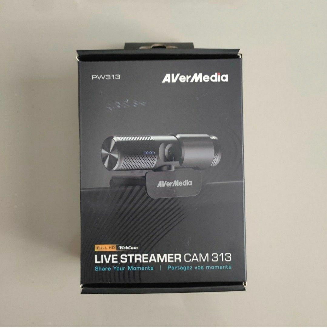 💥 Avermedia PW313 Live Streamer Camera Webcam (Category: Webcams) located in Rizal. Submitted by sunnie.side.up (Listing ID 1253900474, Image 2). Description: Avermedia Live Streamer Cam 313 Webcam The Live Streamer CAM 313 (PW313) is a plug and play USB webcam that records in 1080p30 for podcasting, streaming, and gaming. PW313 comes with 2 built-in microphones (mono). Full HD 1080p Recordings Live Streamer CAM 313 records crisp, vibrant 1080p3