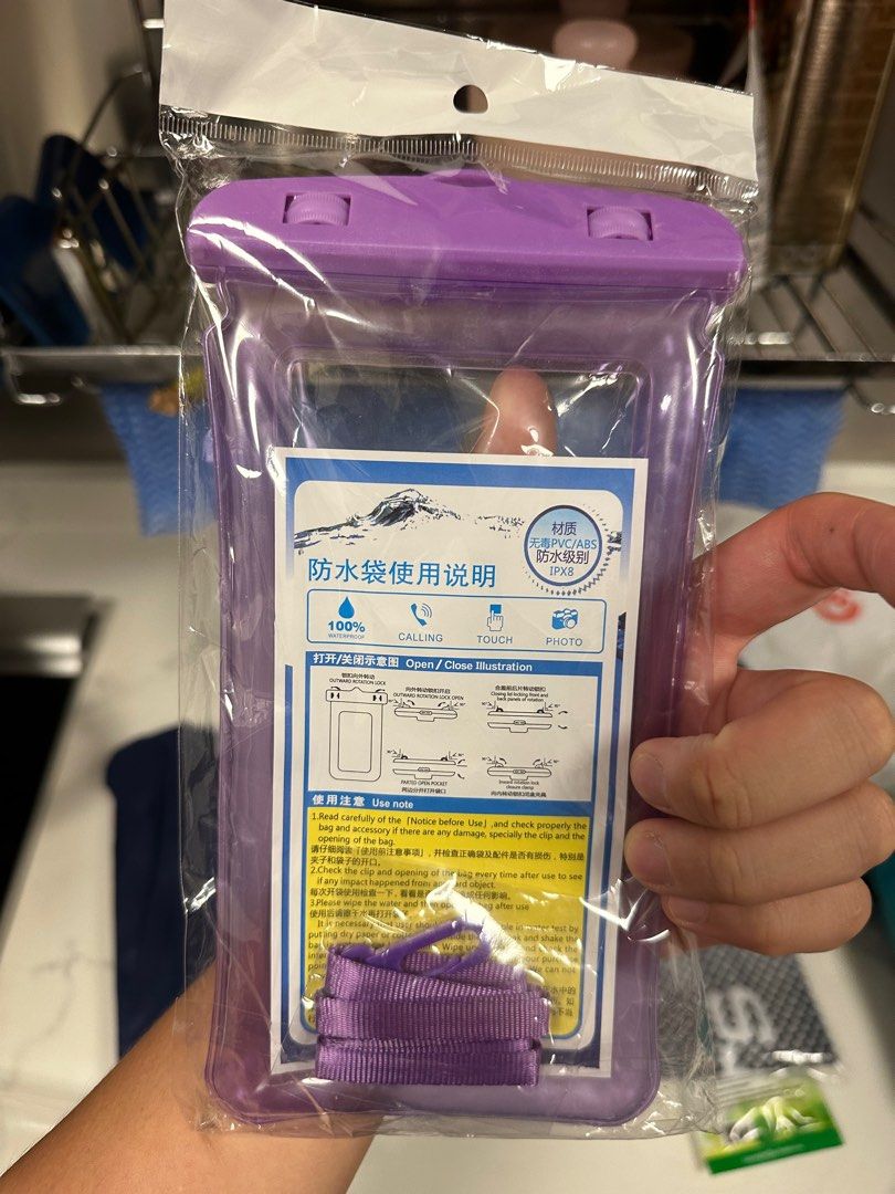 電話防水袋IPX8, 手提電話, 電話及其他裝置配件, 手機套及手機殻- Carousell