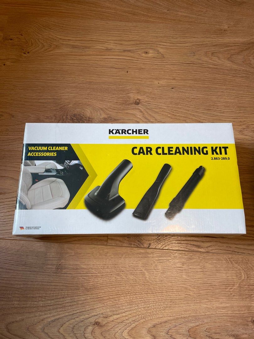 全新未拆Karcher 高潔車用清潔套裝car cleaning kit, 家庭電器, 吸塵機＆ 家居清潔電器- Carousell