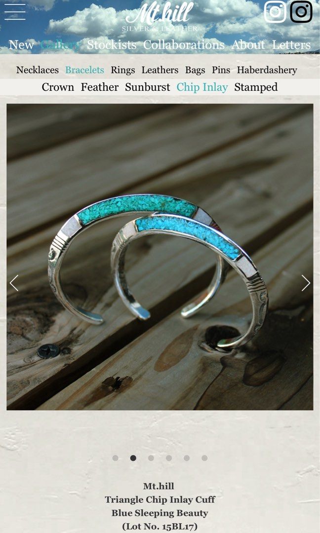 Mt.hill」Peace Cuff with 18K Thunderbolt マウントヒル