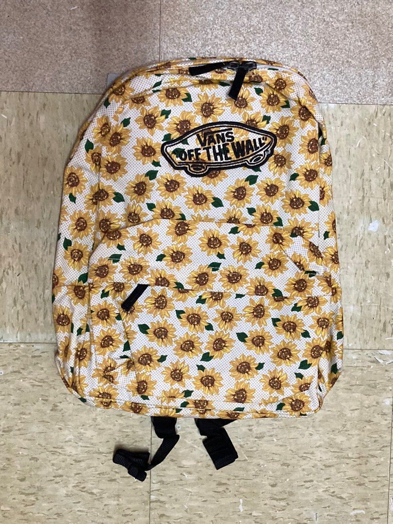 Vans sunflower backpack hotsell