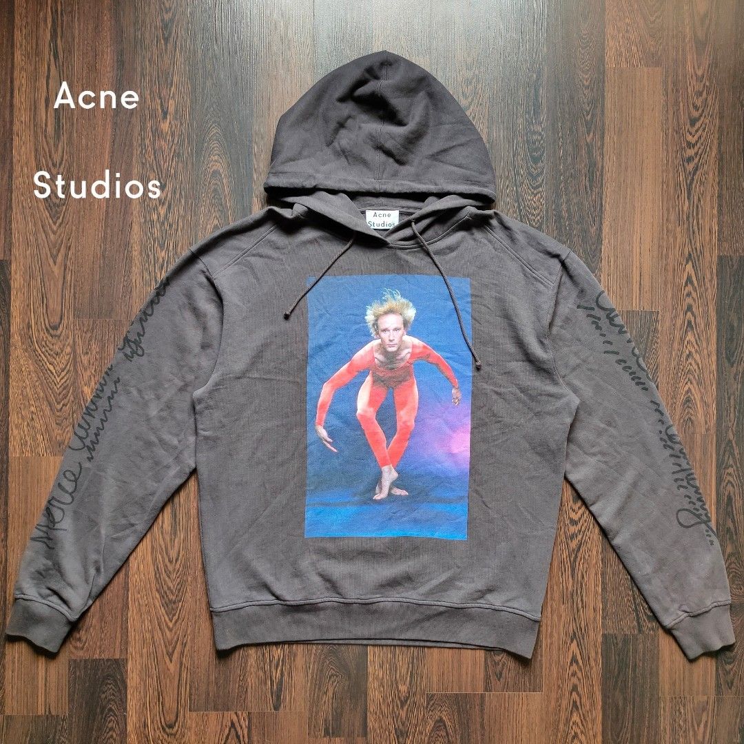 ACNE STUDIOS | Printed Hoodie Ballerina Dance Company (Category: Luxury Apparel) located in Cebu City. Submitted by denimholic (Listing ID 1254033376, Image 1). Description: 🧥Authentic Preloved Coach USA Jacket ▫️STYLE : Hoodie, back2back Big Print ▫️SIZE : LARGE to XL W 24in / L 28in (Oversized) ▫️MATERIAL : 100% Cotton, Dark grey ▫️9.0 / 10 very good condition ▫️SRP : $450.