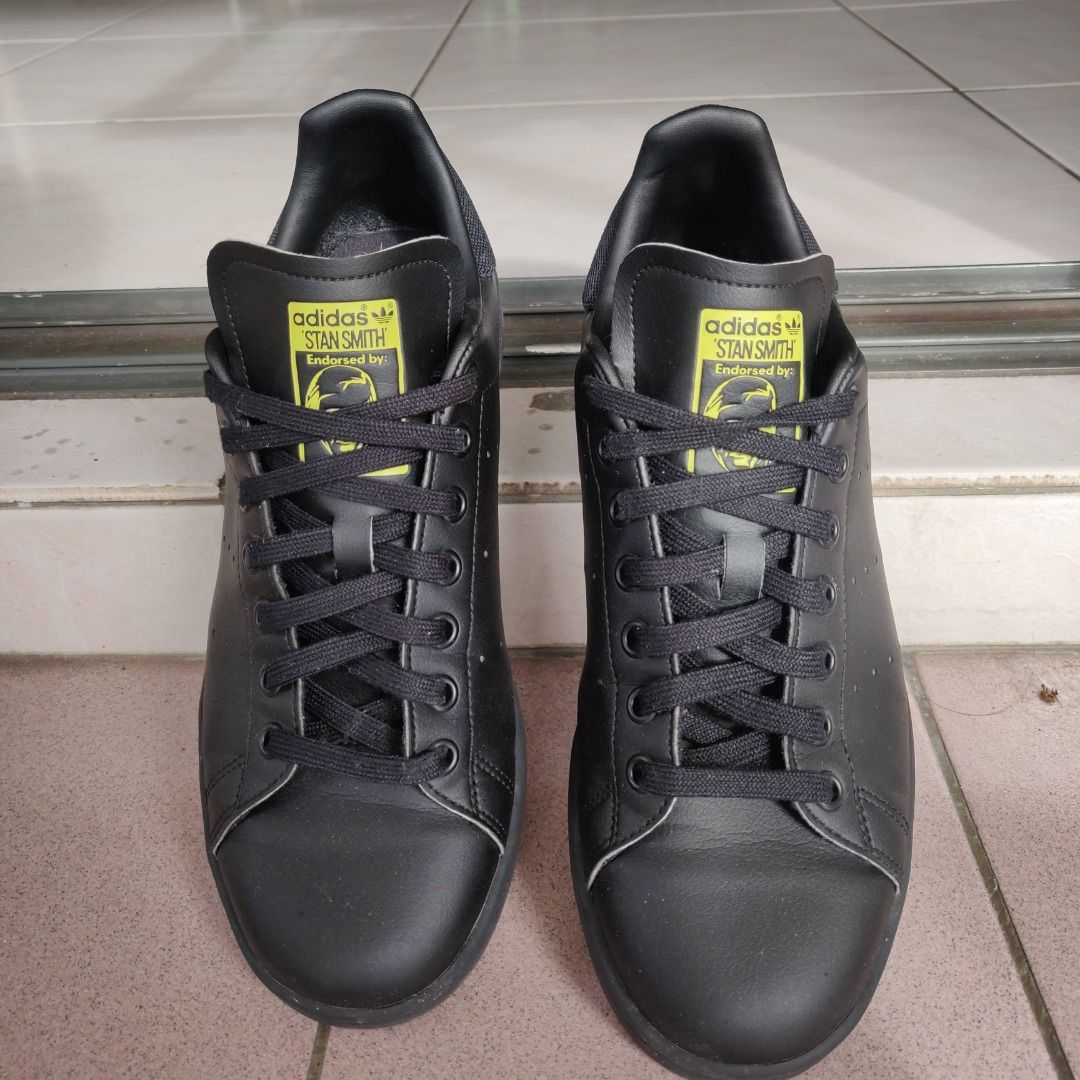 Adidas men's stan deals smith 2 black