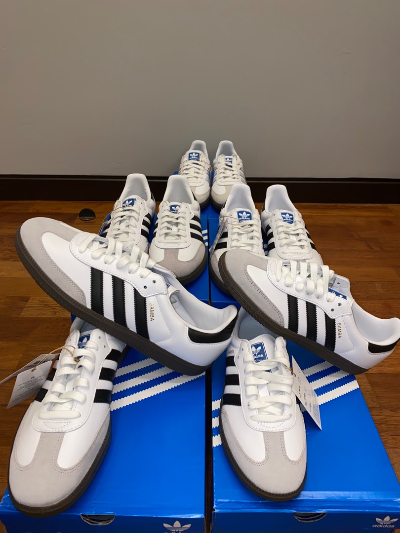 Adidas Samba OG white Men s Fashion Footwear Sneakers on Carousell