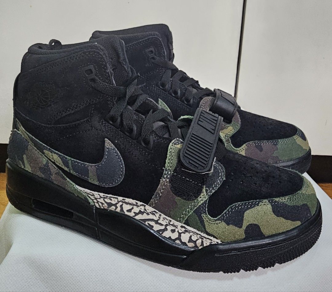 Air Jordan Legacy 312 Black Camo Green Black Men s Fashion