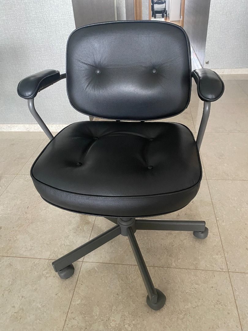 ALEFJ LL IKEA office chair black Furniture Home Living