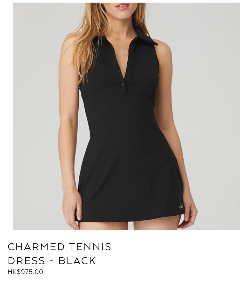 Alo yoga CHARMED TENNIS DRESS, 女裝, 運動服裝 Carousell