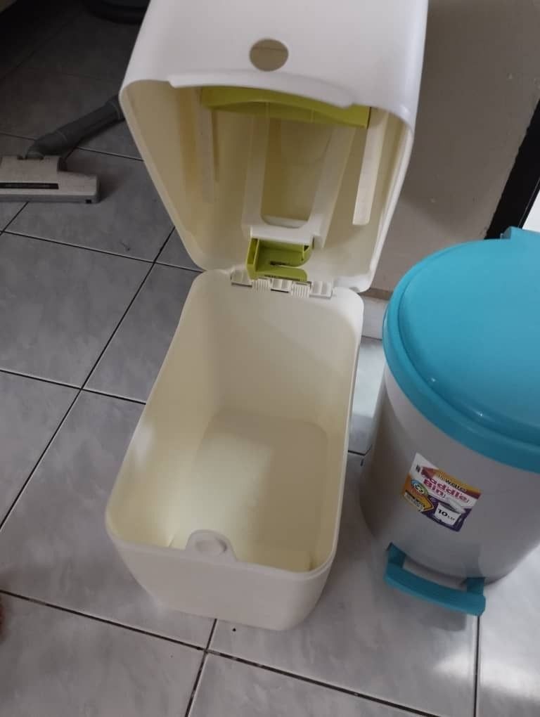 Aprica Baby diapers bins + dustbin, Babies & Kids, Baby Nursery & Kids