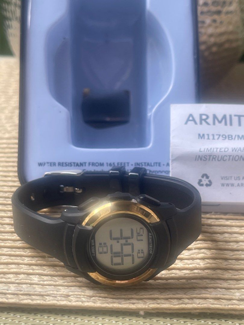 Armitron watch sale set time m1179b