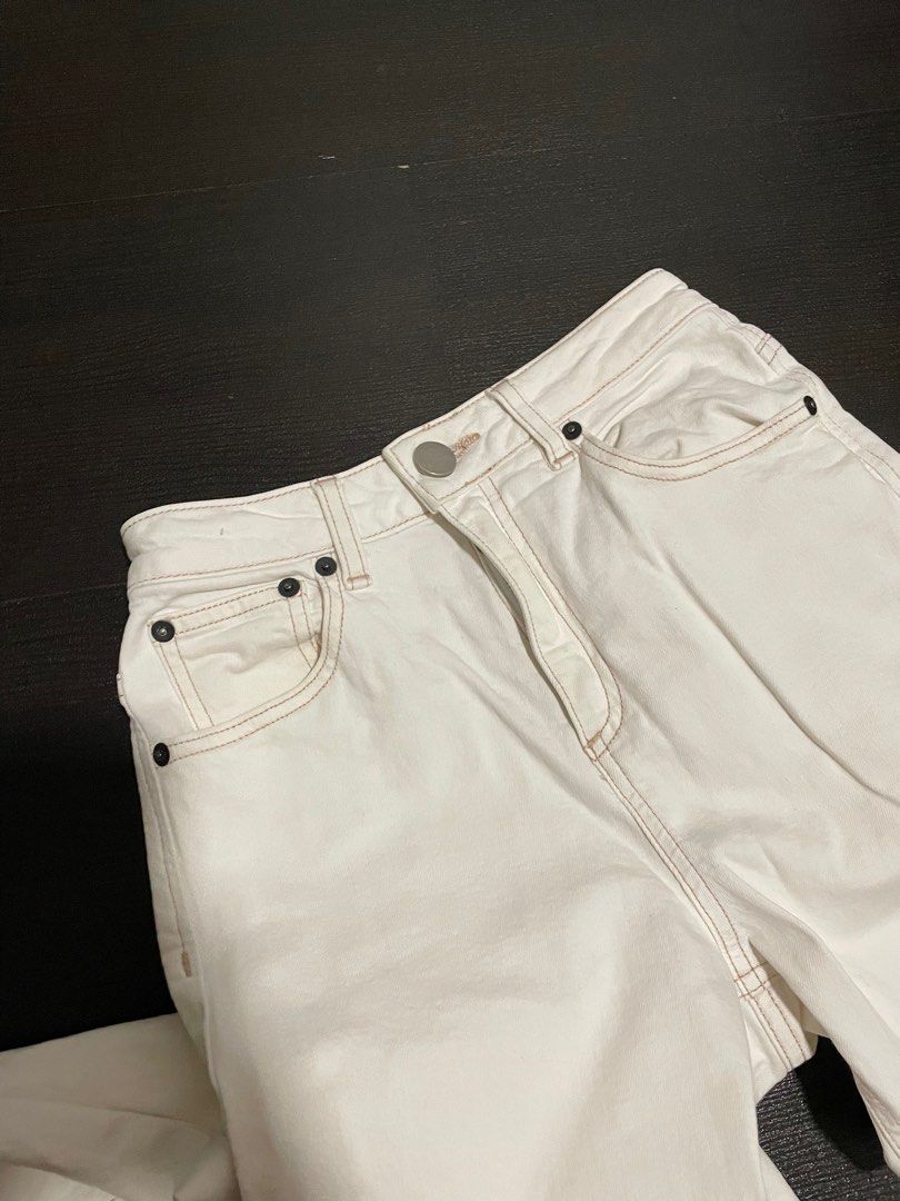 ASOS White Jeans Uk25 26
