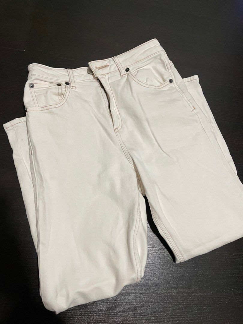 ASOS White Jeans Uk25 26