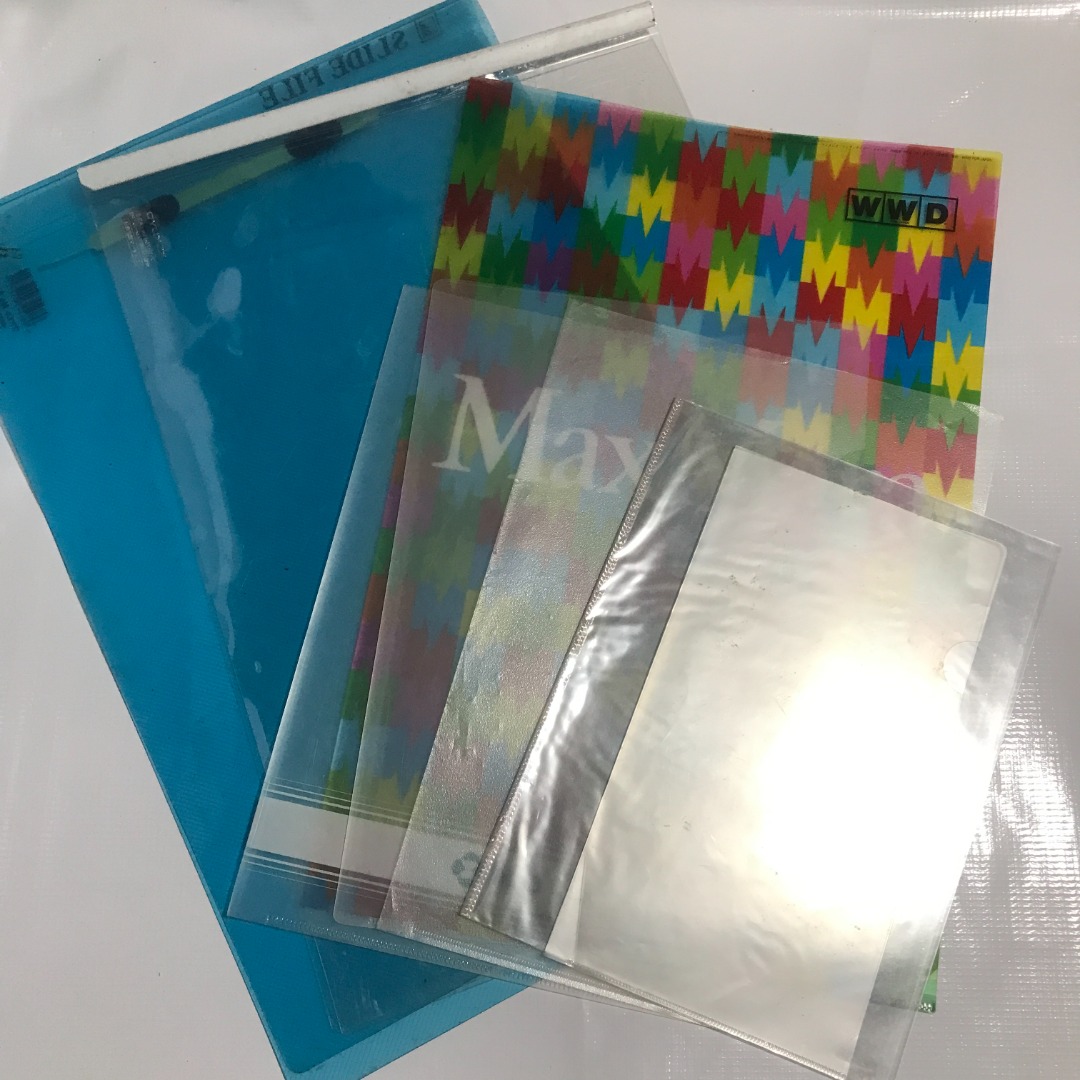 Assorted L-type folder size A3 & A4 #2223, Hobbies & Toys, Stationary ...