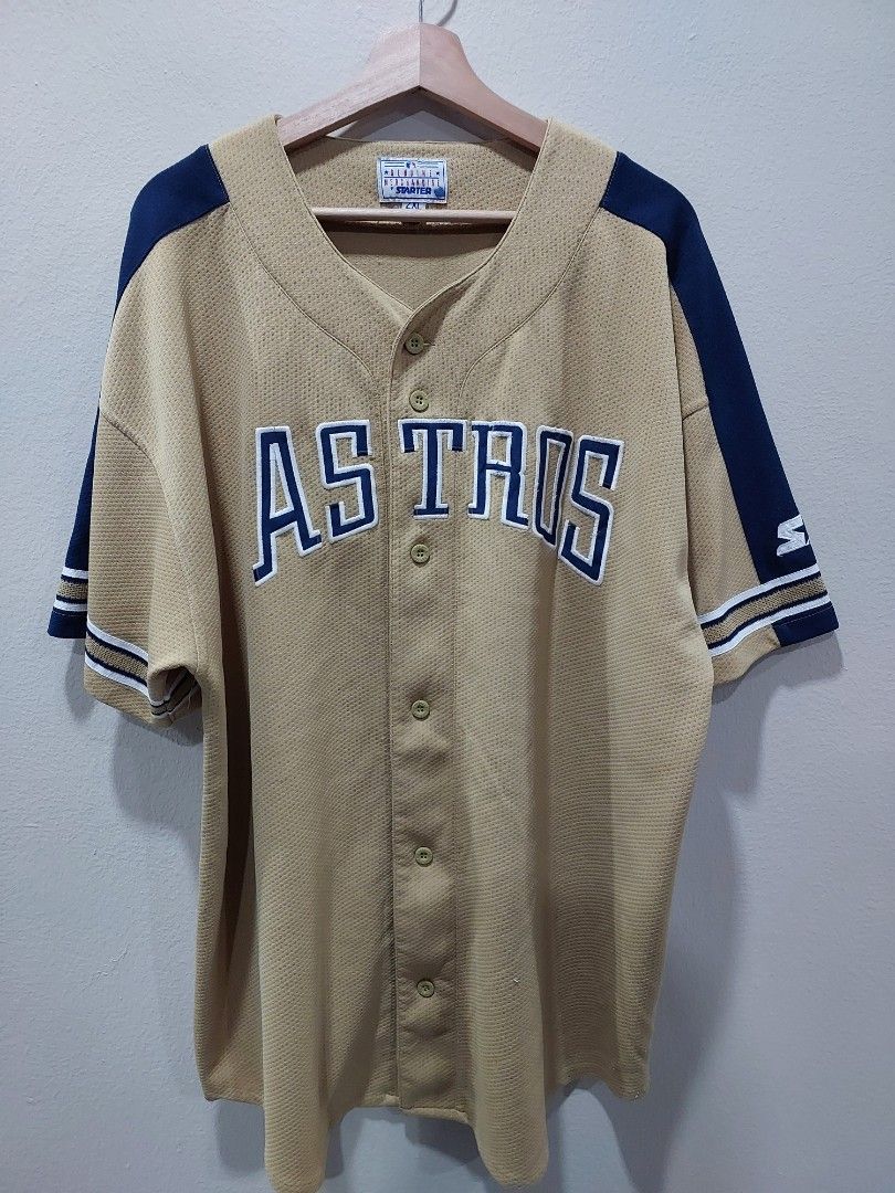 Astros Starter Vintage Mlb Baseball Jersey, Men's Fashion