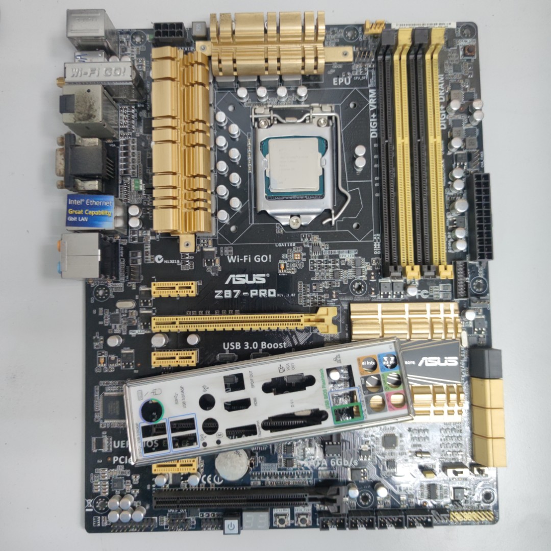 Asus Z87 Pro motherboard + I5 4670K (faulty), Computers & Tech