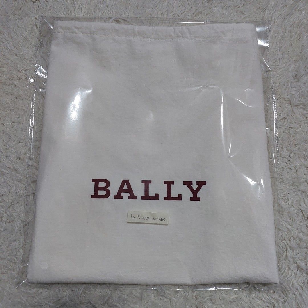 Authentic Bally dust bag 16.5x17 inches (Category: Luxury Bags & Wallets) located in Manila. Submitted by jfluxury.co (Listing ID 1254046781, Image 3). Description: excellent condition no flaws bought in Japan 🇯🇵 💯% Authentic. 😊 Money back guarantee. 😊 Clean and ready to use na po.