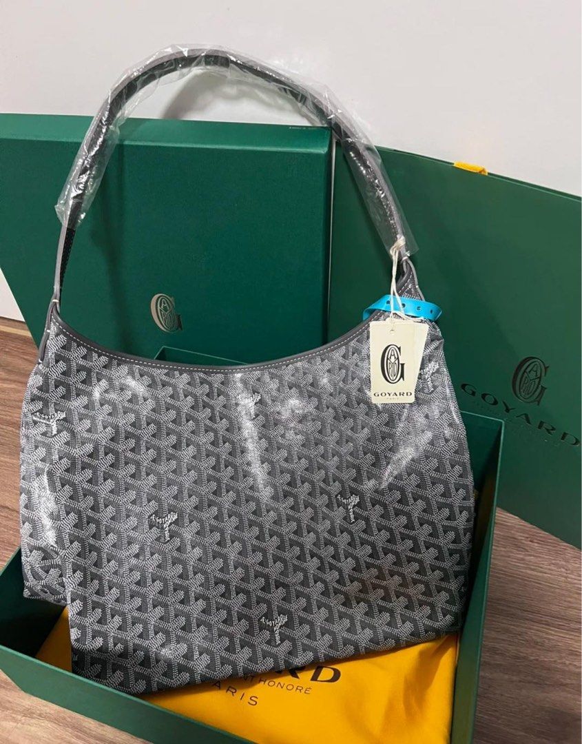 Authentic Goyard Boheme Hobo Bag Grey, Luxury, Bags & Wallets on