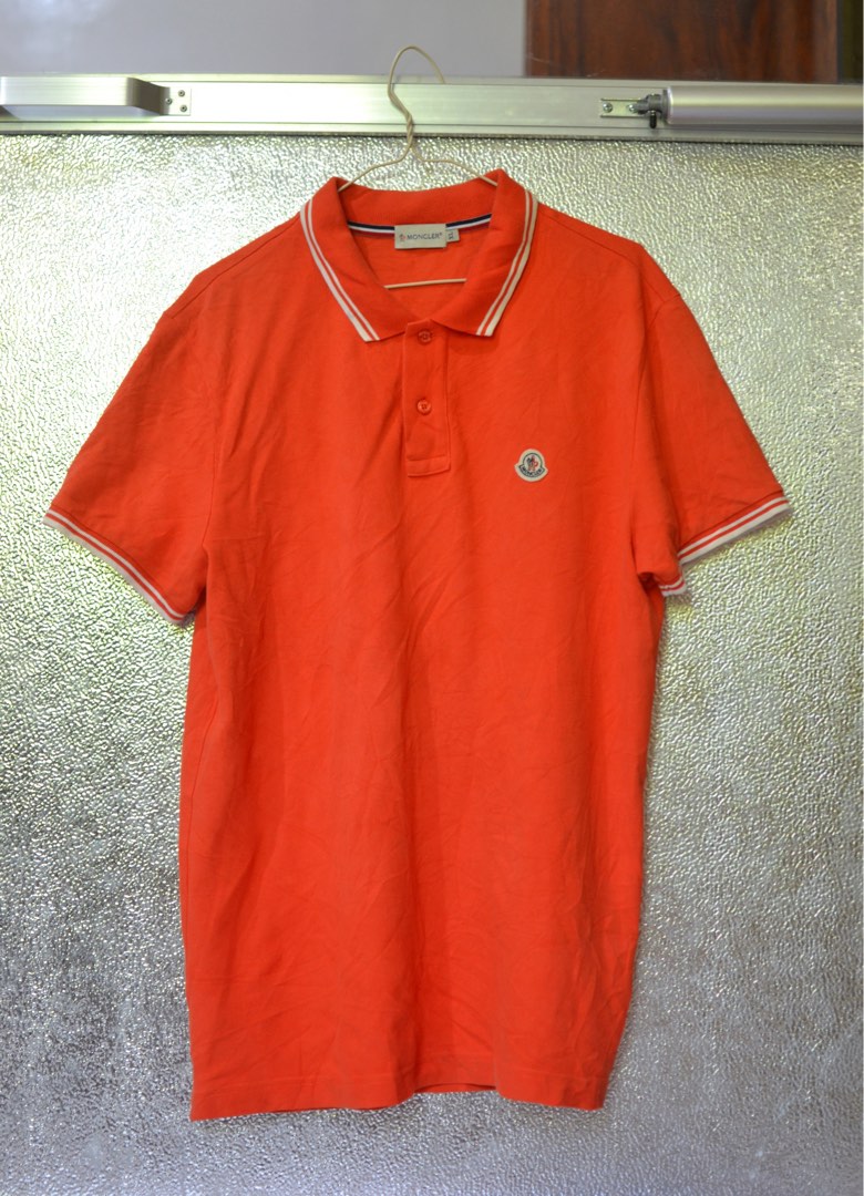 Moncler polo orange store