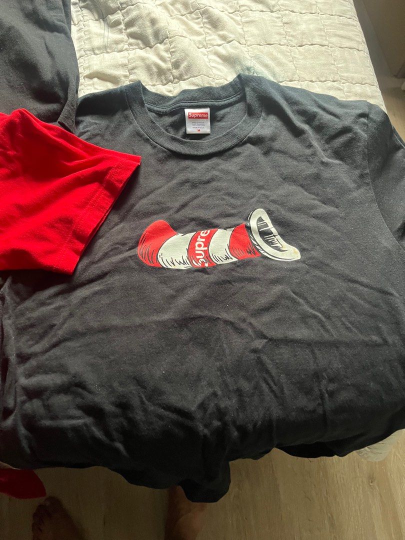 AUTHENTIC SUPREME TSHIRTS Men s Fashion Tops Sets Tshirts Polo Shirts on Carousell