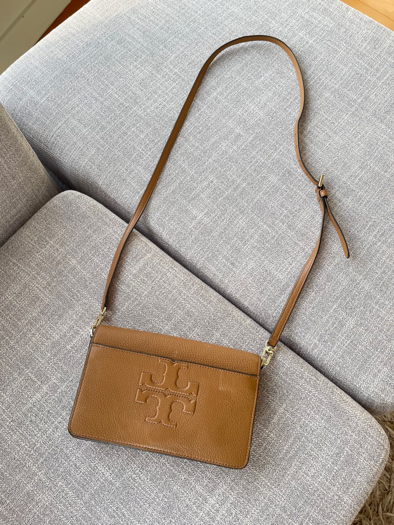 Authentic Tory Burch Flap Crossbody Bag, Luxury, Bags & Wallets on